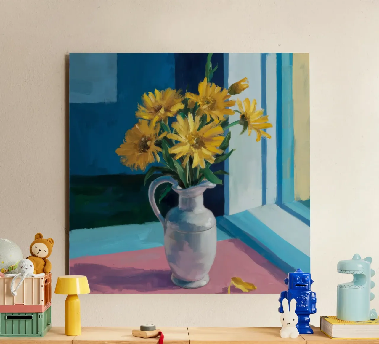 Sunflower Window Sill alu-dibond by Fable Tempa