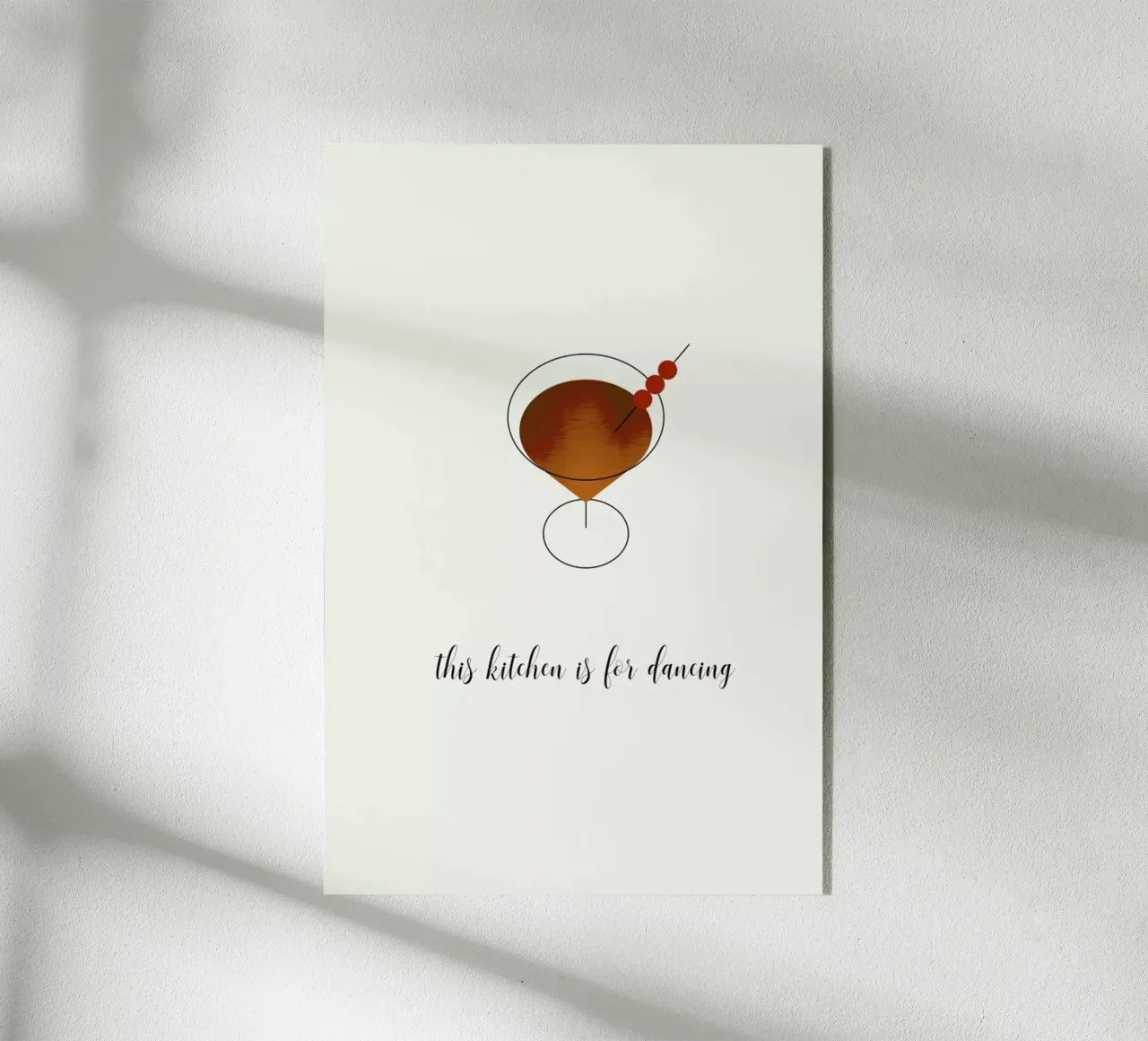 Christmas Kitchen plexiglass da Kubistika