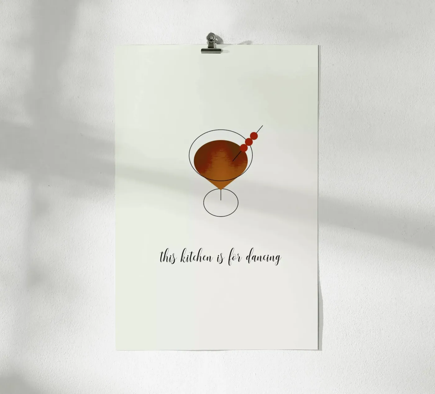 Christmas Kitchen poster da Kubistika