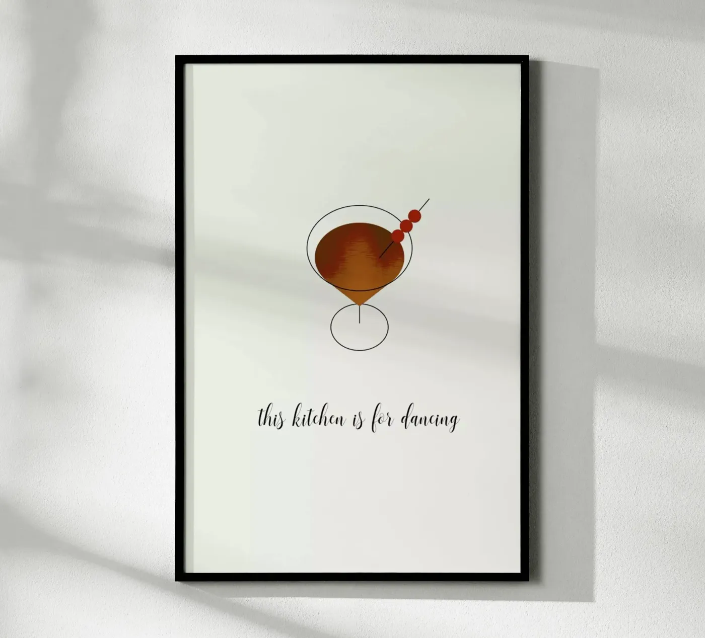 Christmas Kitchen poster da Kubistika