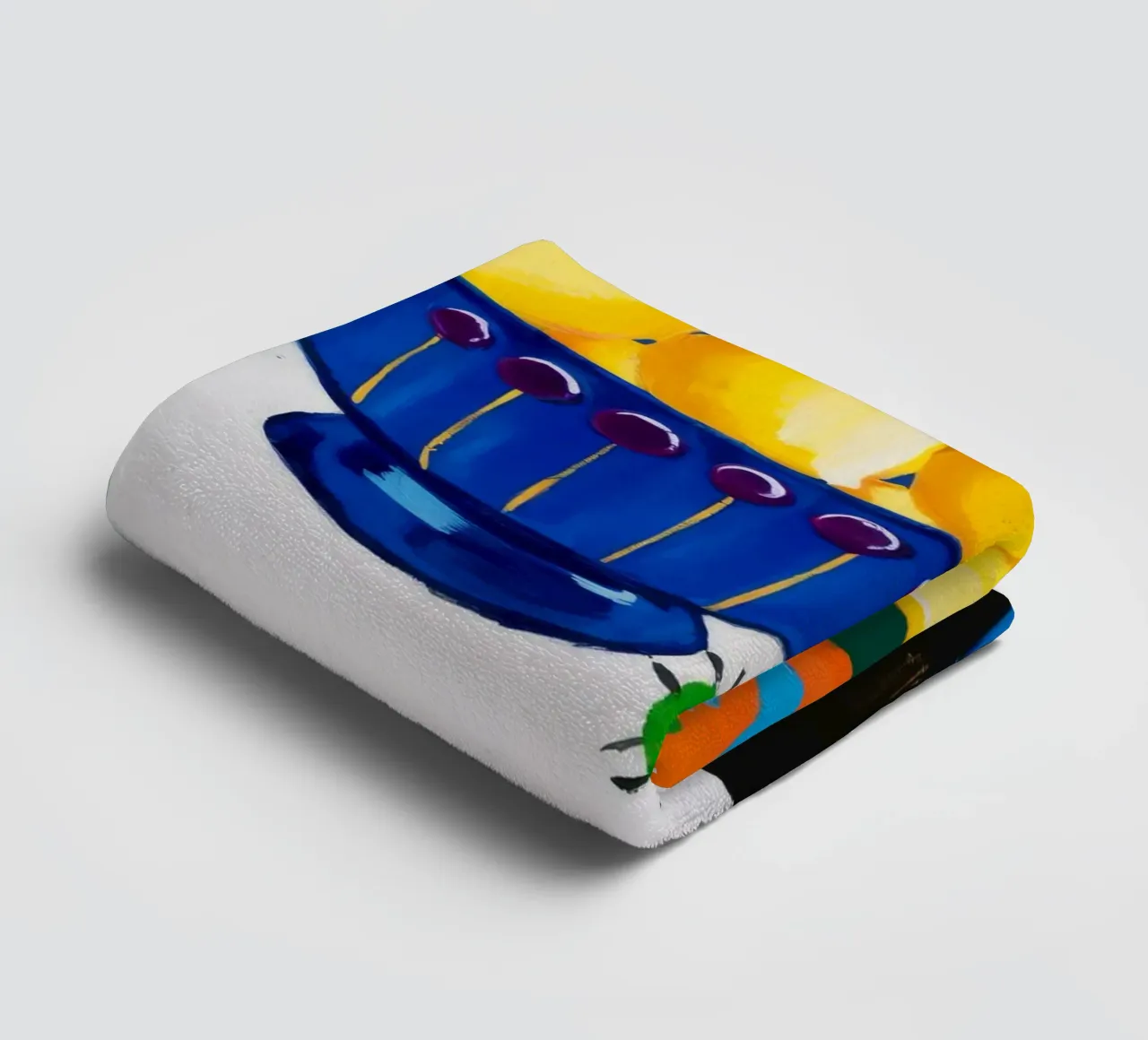 Kaktus-Zitrone-Oase Handtuch von Tiga Bersama