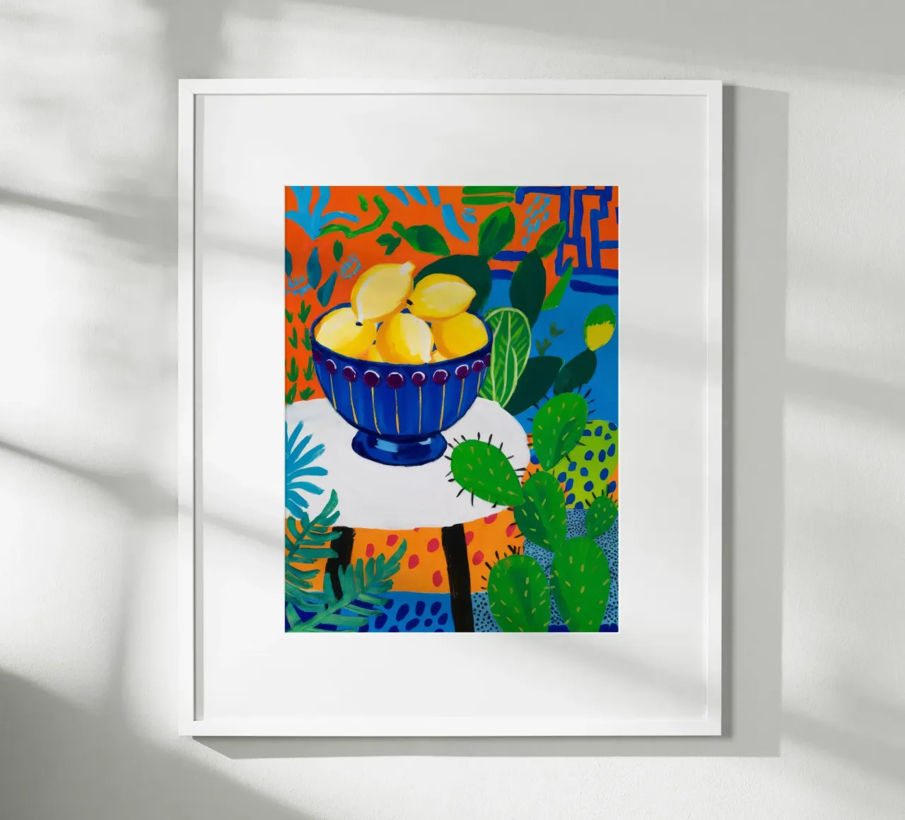 Oasis de cactus et de citron poster de Tiga Bersama