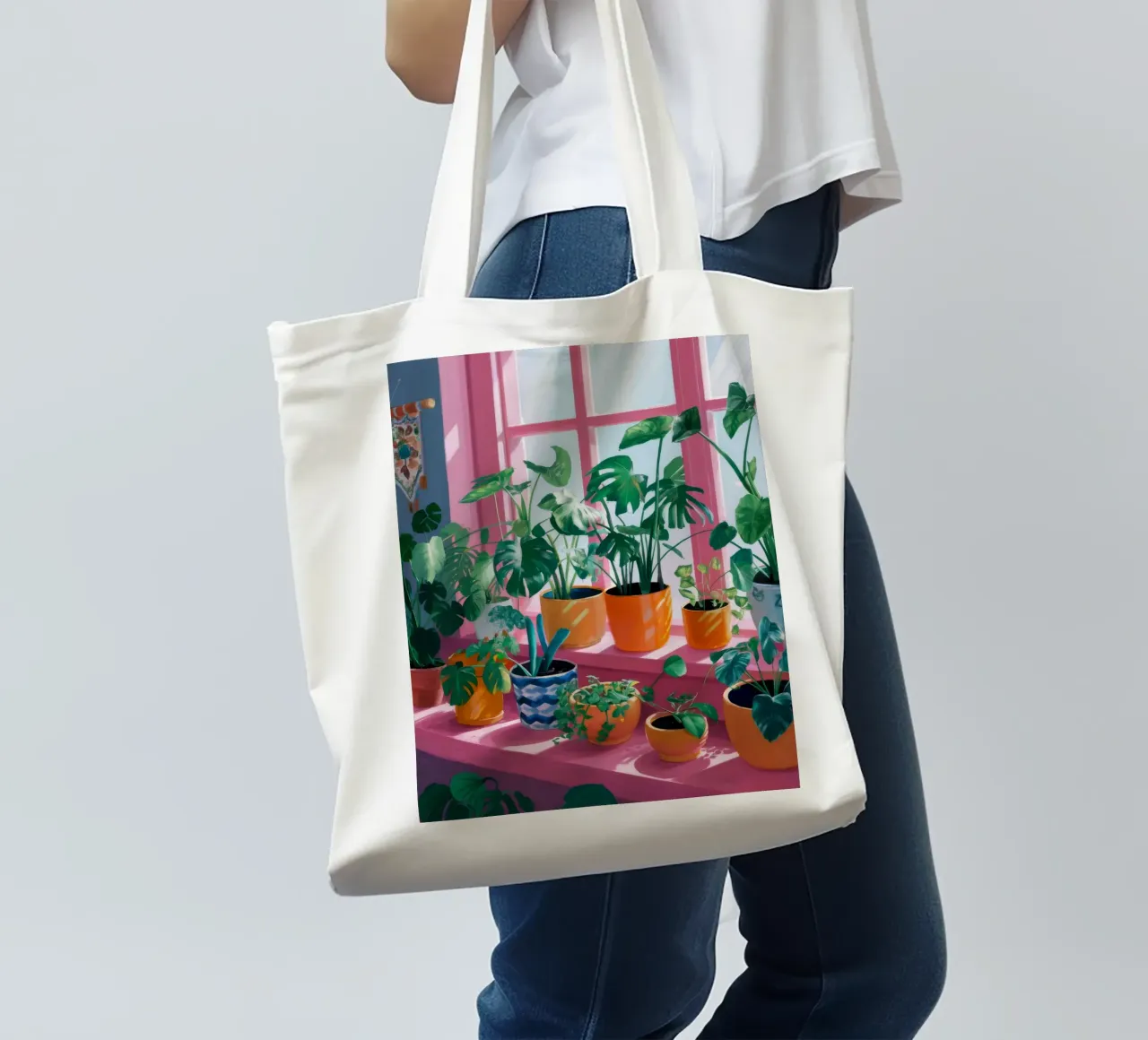 Scaffale per piante Luce solare borsa in juta da Haven Fantasy