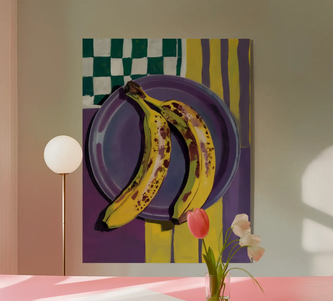 Striscia di banane plexiglass da Tiga Bersama