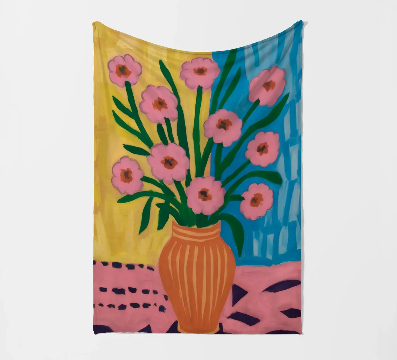 Terracotta Pattern Play coperta in pile da Fable Tempa