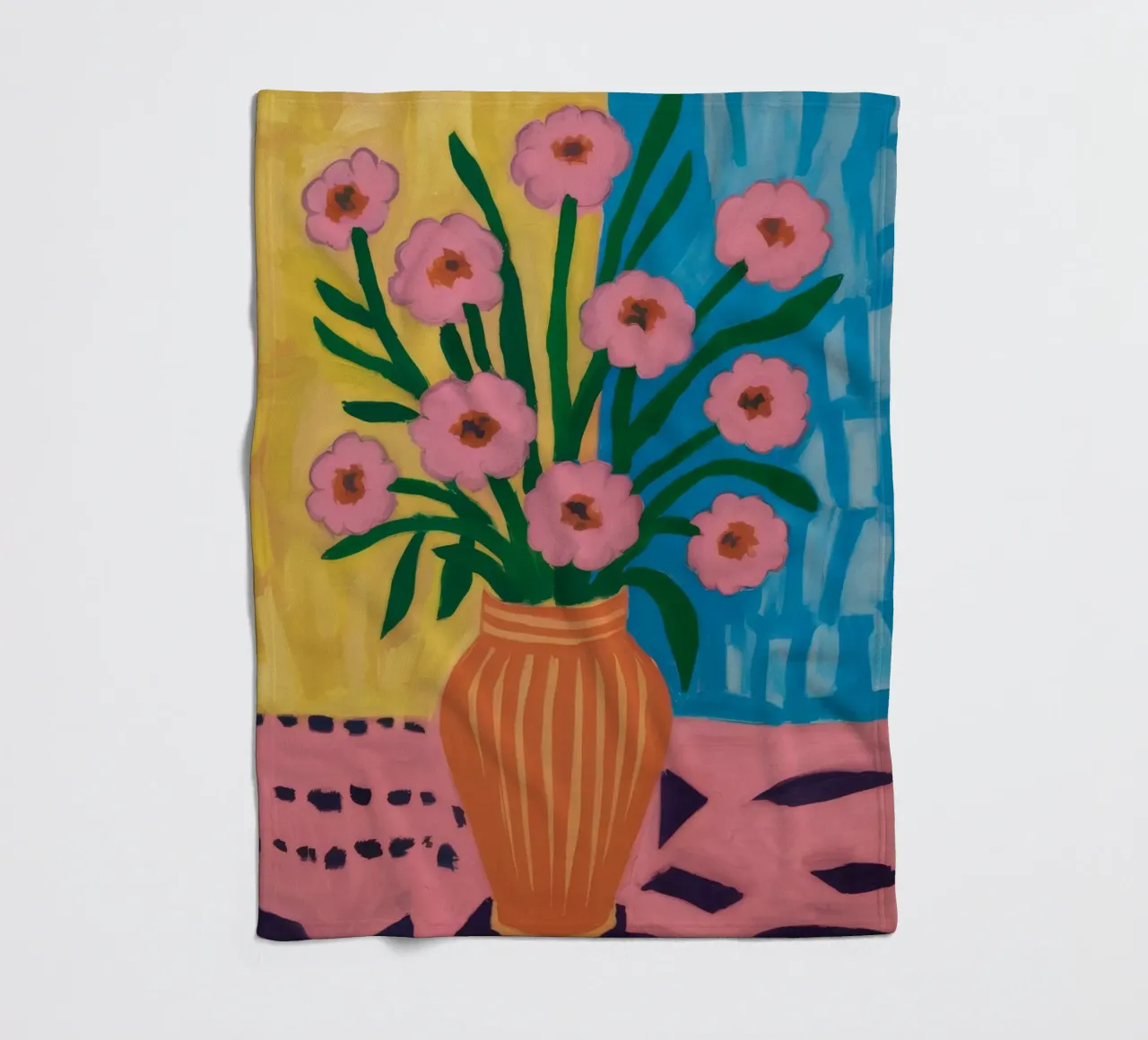 Terracotta Pattern Play coperta in pile da Fable Tempa