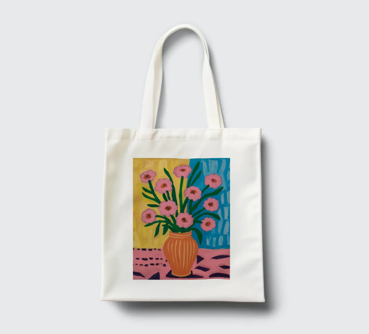 Terracotta Pattern Play borsa in juta da Fable Tempa