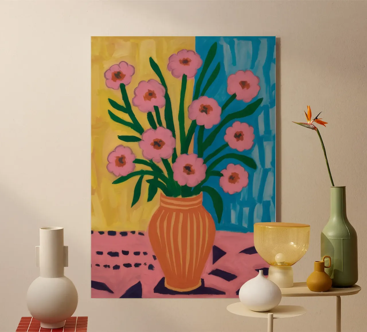 Terracotta Pattern Play acrylic glass by Fable Tempa