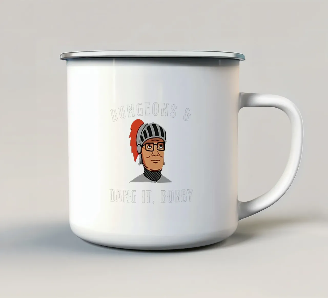 Dungeons e Dang It, Bobby tazza in smalto da drabrenz