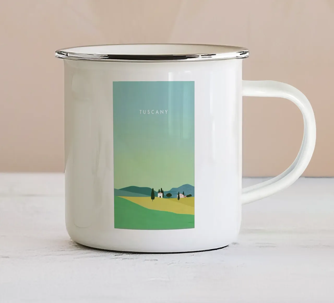 Tuscany tazza in smalto da Katinka Reinke