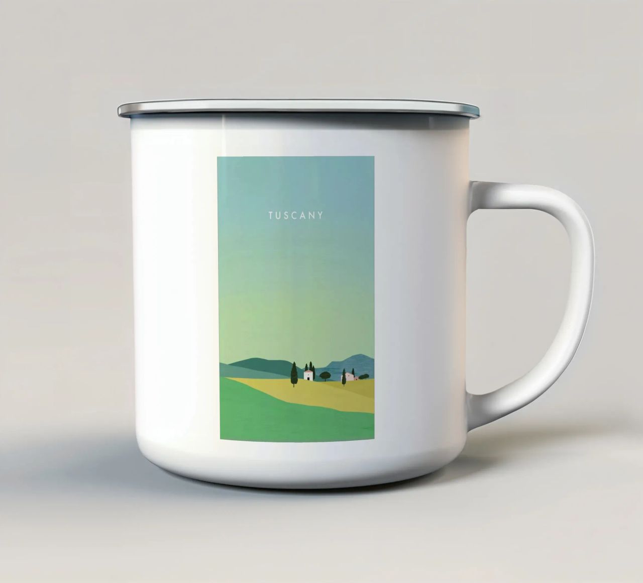 Tuscany tazza in smalto da Katinka Reinke