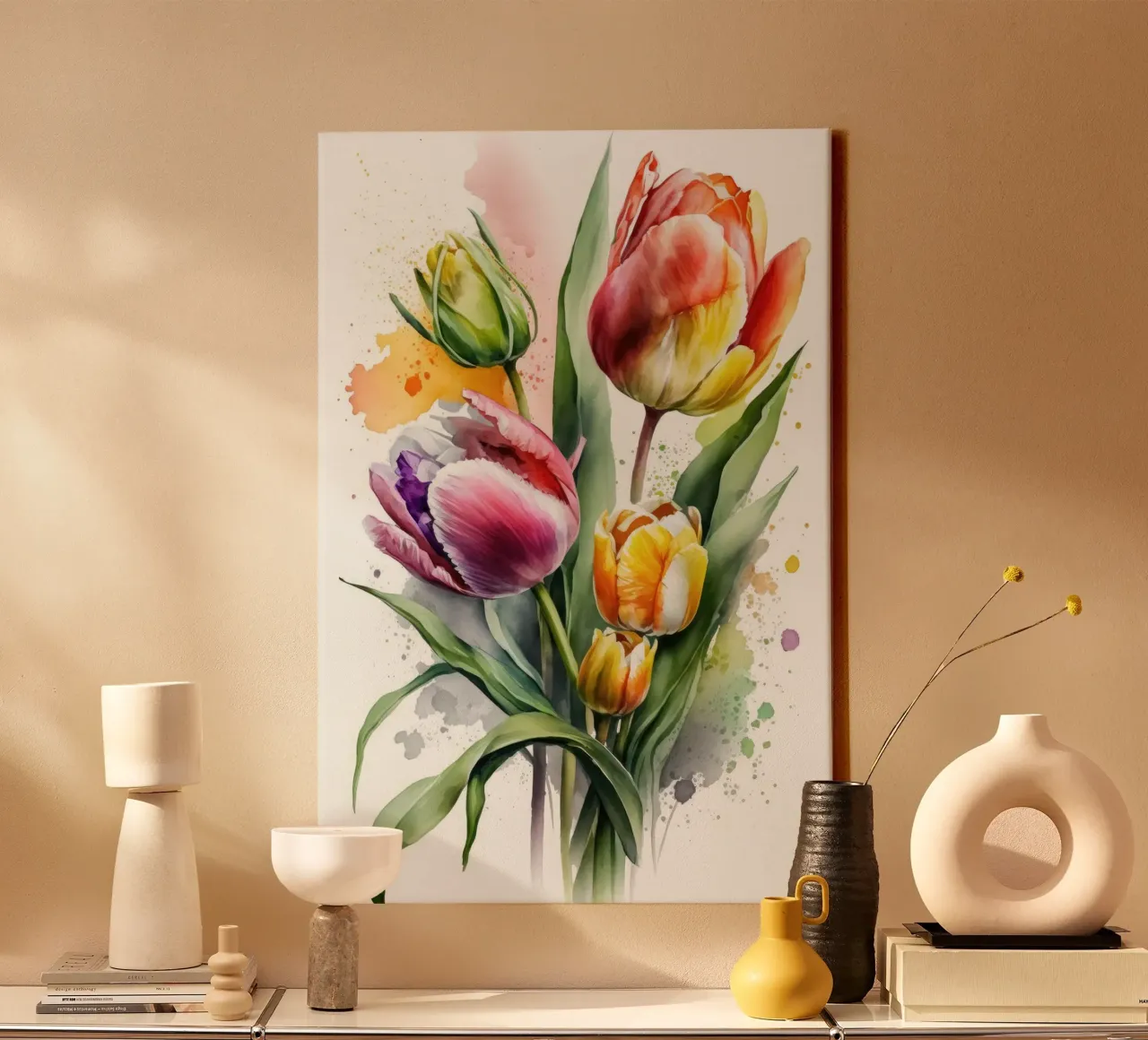 Wandkunst von Imagine Leinwand mit Schattenfugenrahmen von Imagine