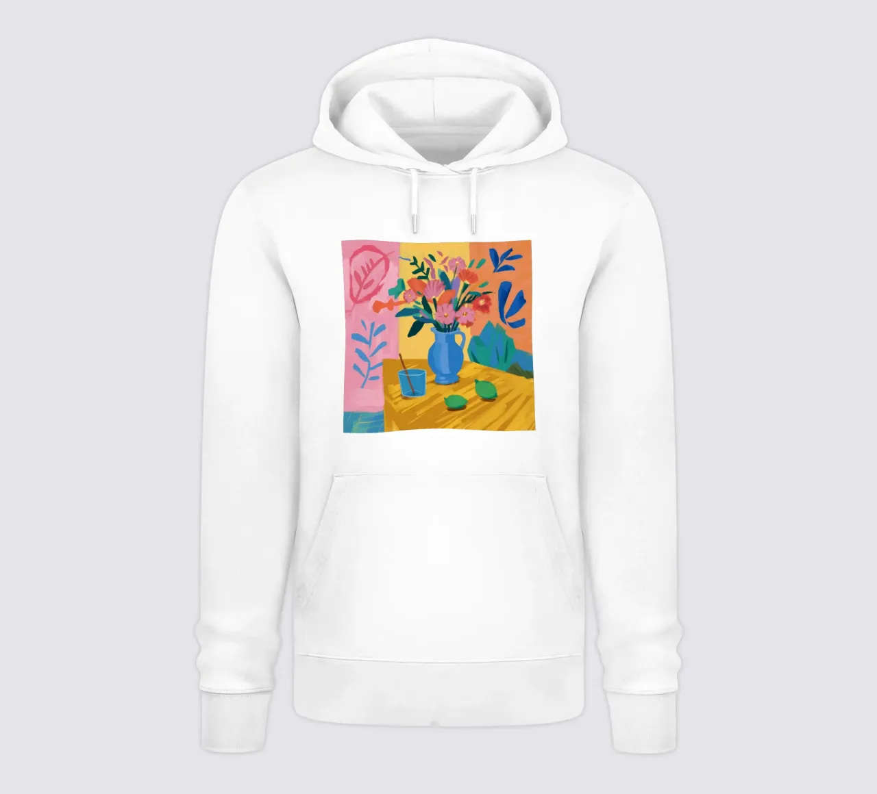 Tiglio e fiore felpa con cappuccio da Pan Denim