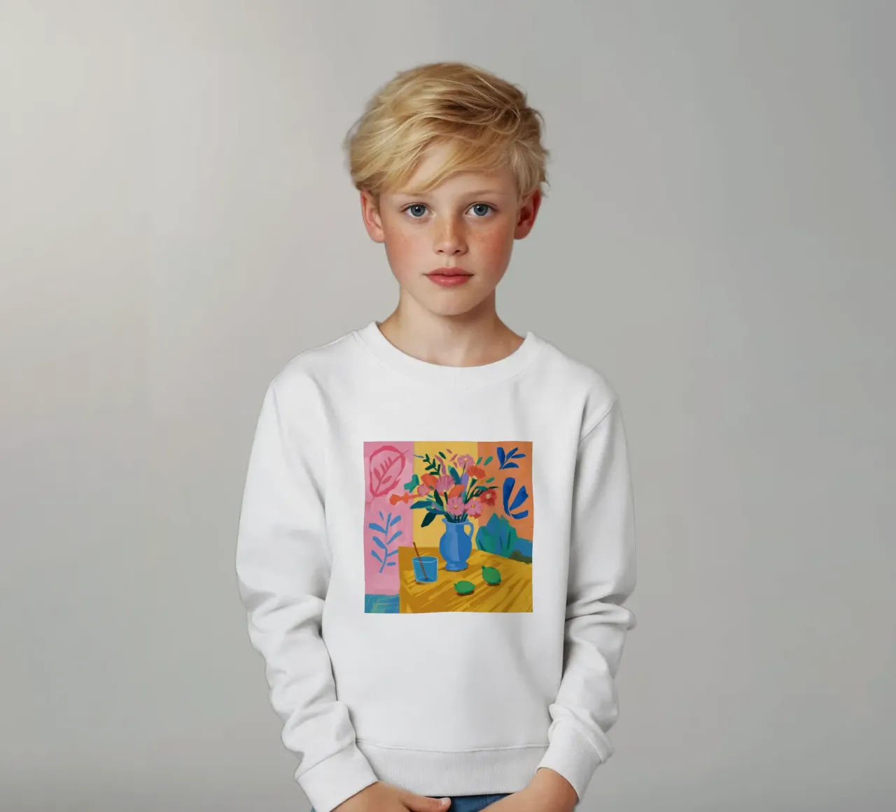Tiglio e fiore felpa bambino da Pan Denim