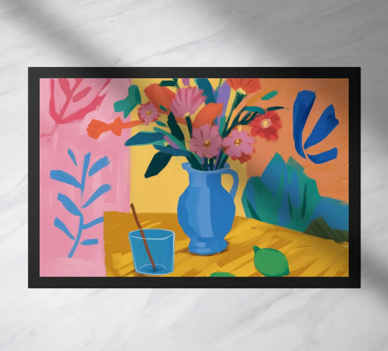 Tiglio e fiore zerbino da Pan Denim