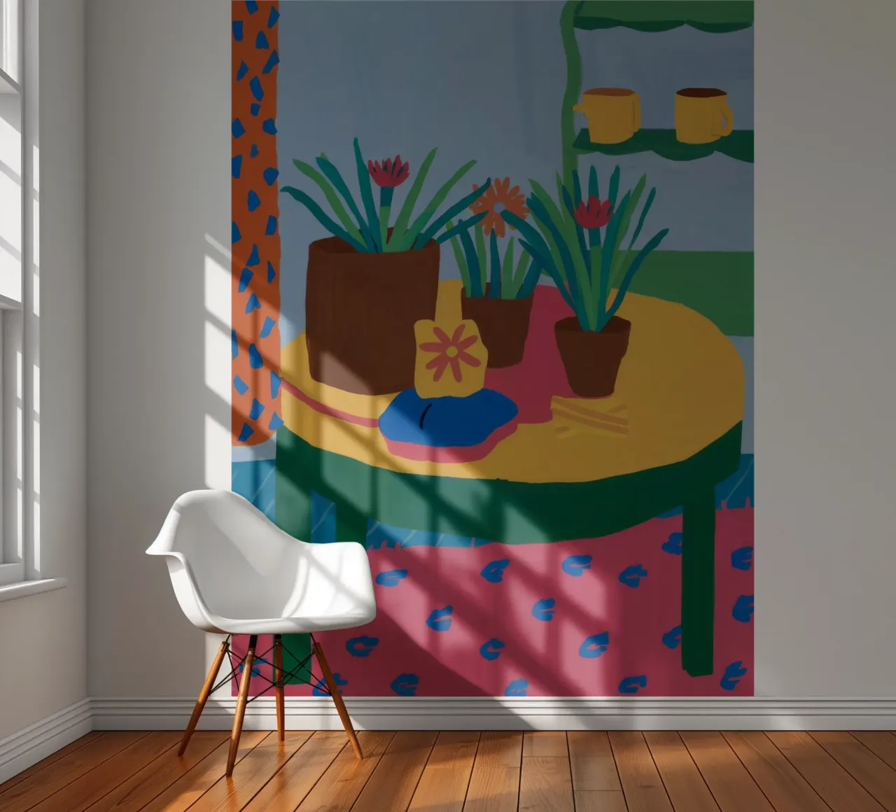 Table tranquille aux couleurs pastel papier peint photo de Haven Fantasy