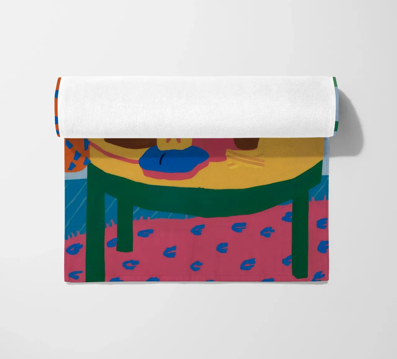 Pastell Tisch Stille Strandtuch von Haven Fantasy