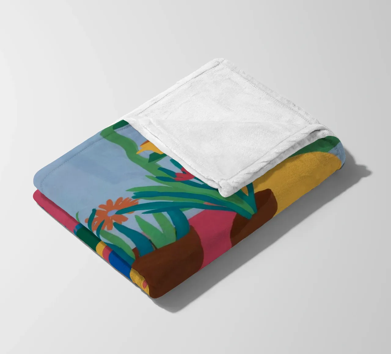 Pastell Tisch Stille Fleecedecke von Haven Fantasy