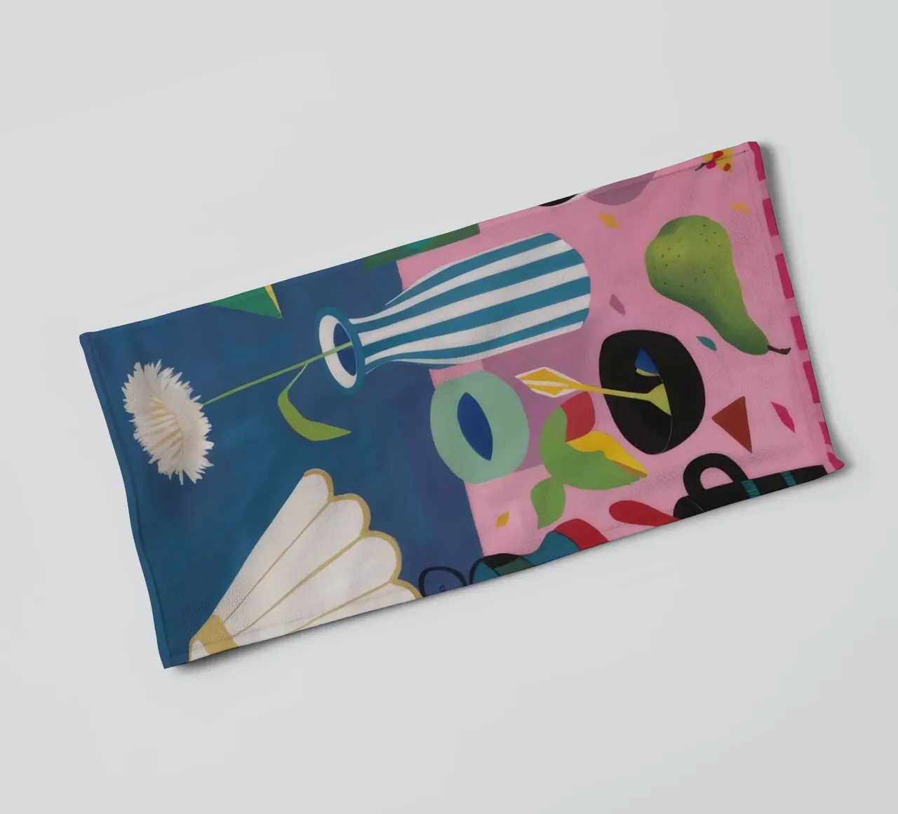 Cubist Lamp and Table towel by Fable Tempa