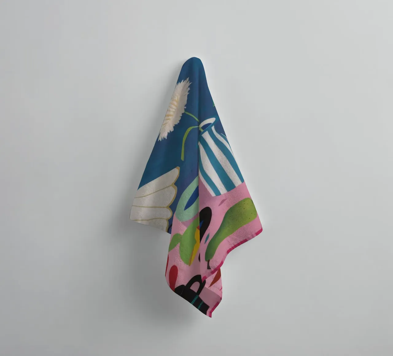 Cubist Lamp and Table towel by Fable Tempa
