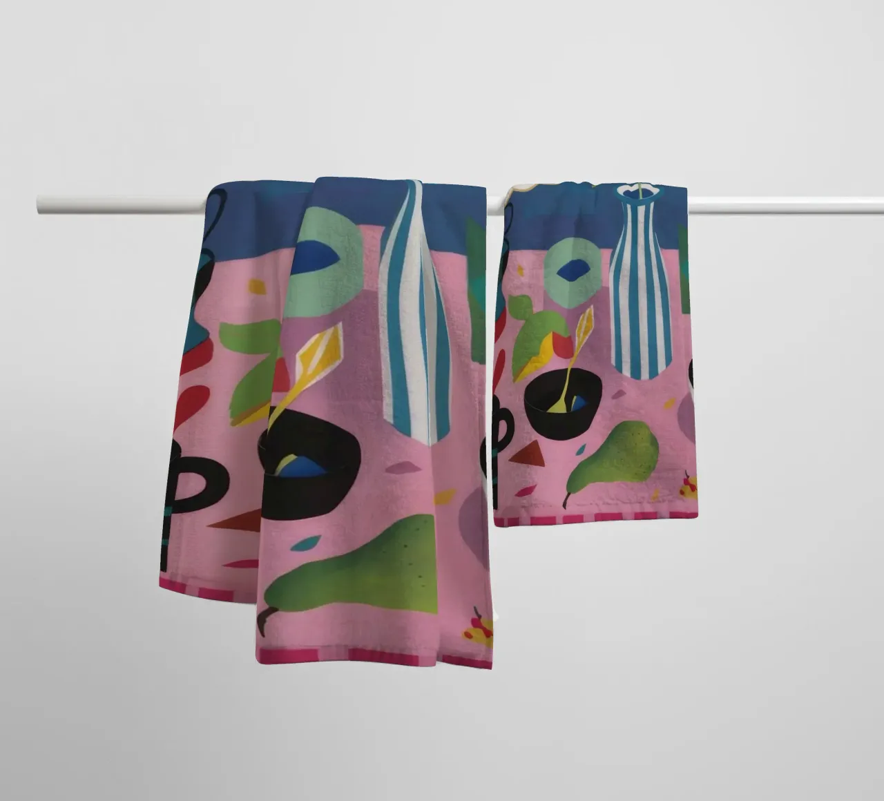 Cubist Lamp and Table towel by Fable Tempa