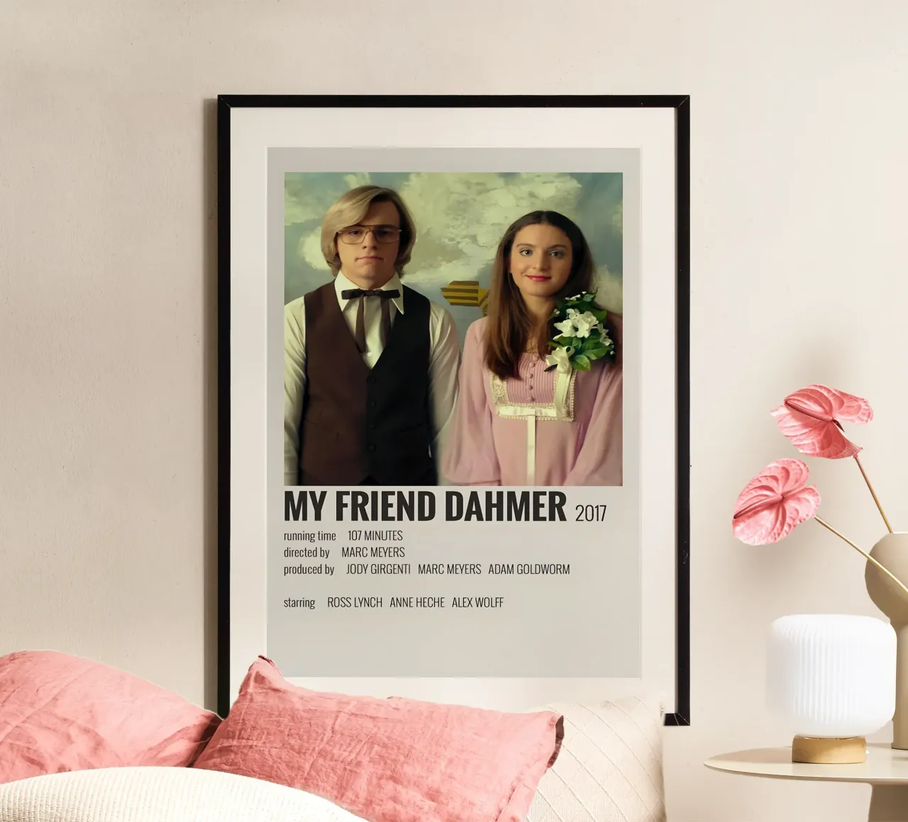 MY FRIEND DAHMER 2017 poster da MVFminimalist