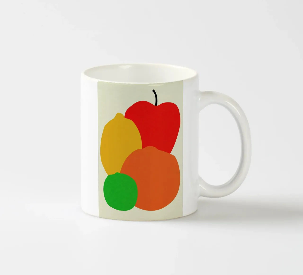 Four Fruits taza de cerámica de Rosi Feist