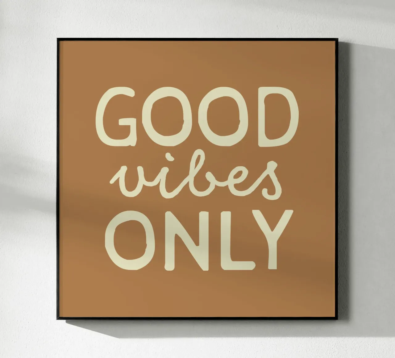 GOOD vibes ONLY plexiglass da STUDIO 4H37