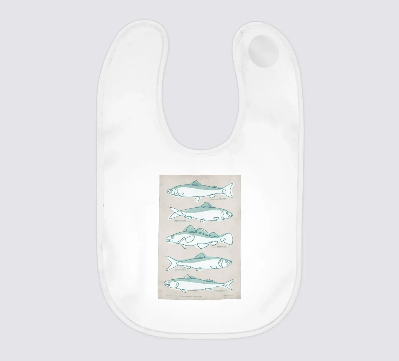 Pisces Babylätzchen von Kuba Gornowicz