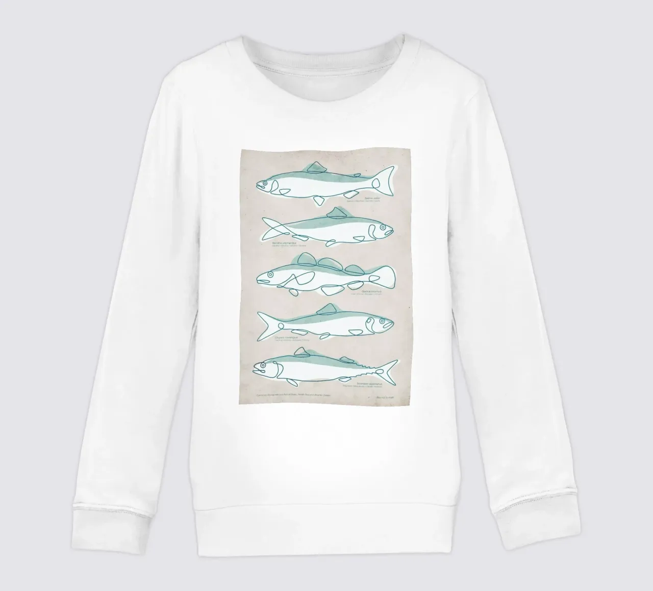 Pisces felpa bambino da Kuba Gornowicz