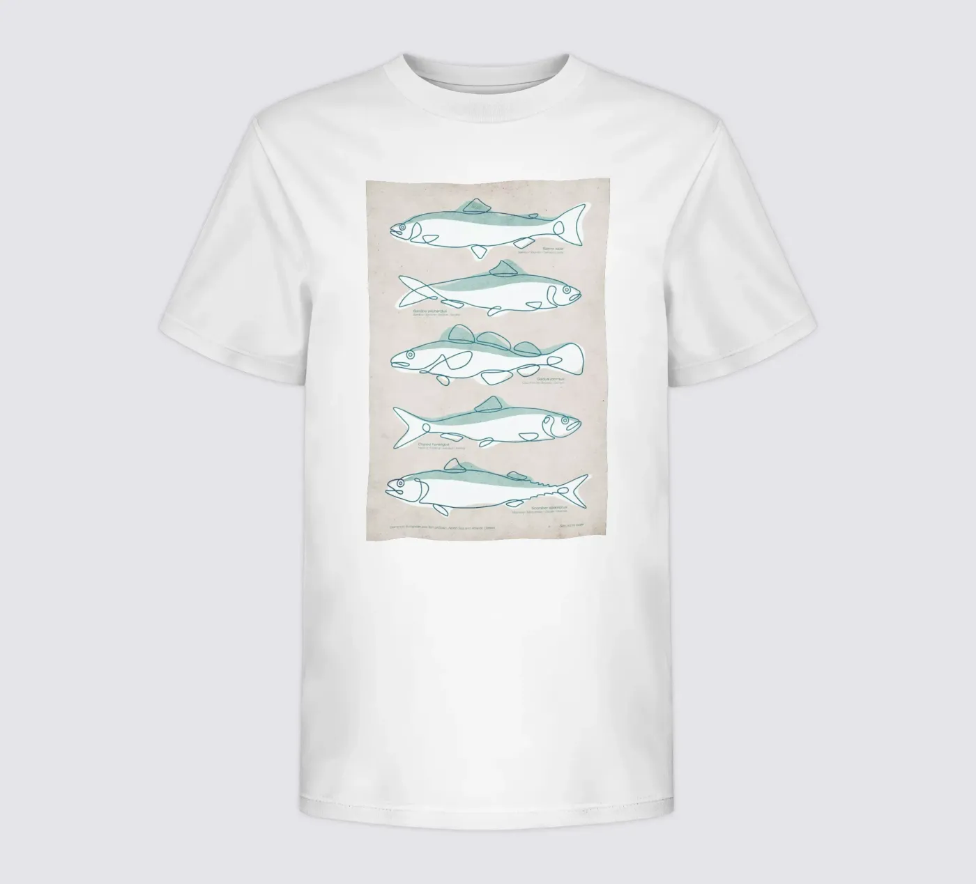 Pisces t-shirt bambini da Kuba Gornowicz