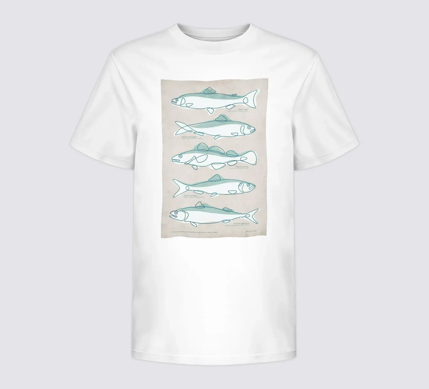 Pisces t-shirt bambini da Kuba Gornowicz