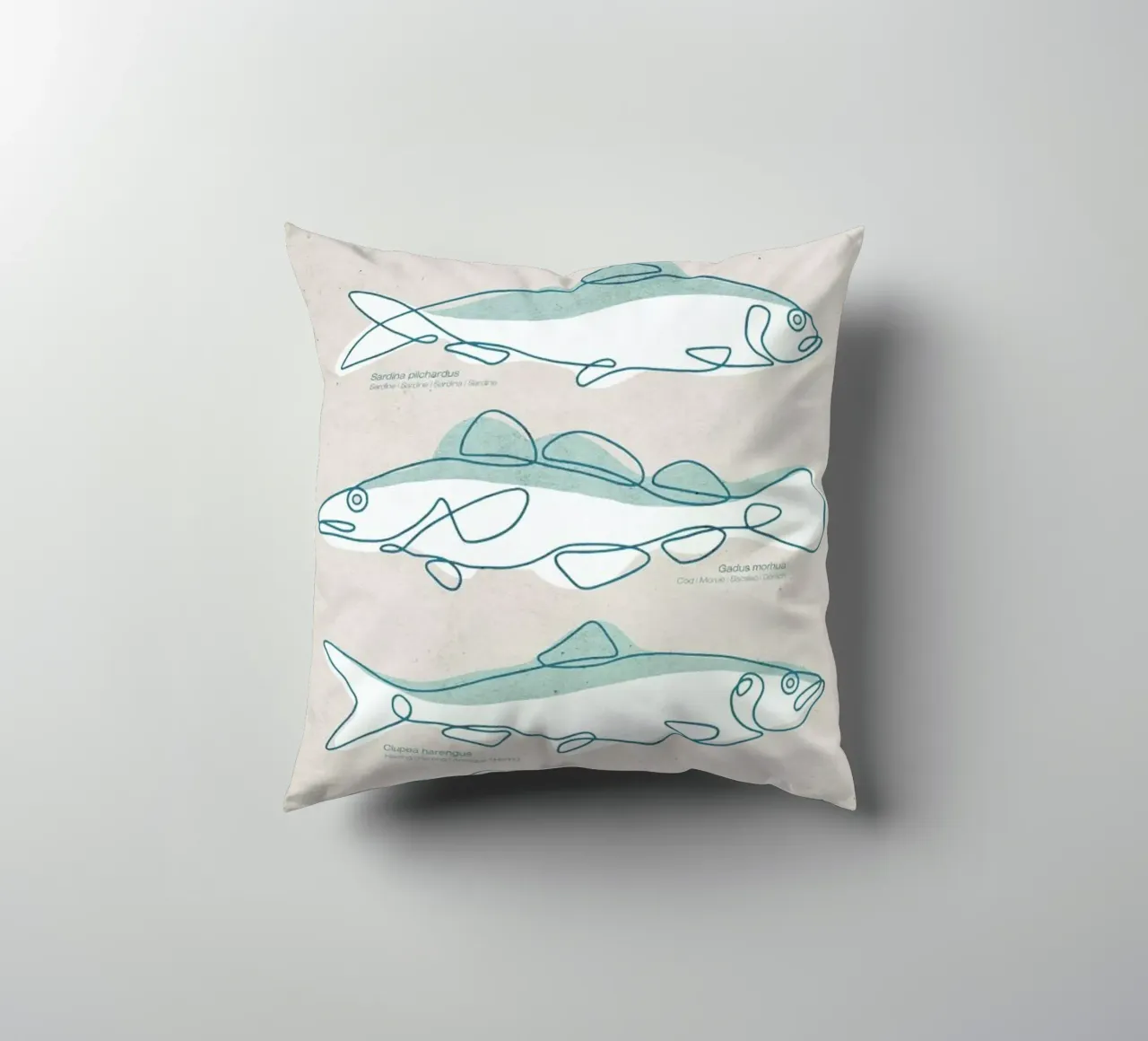 Pisces cuscino da Kuba Gornowicz