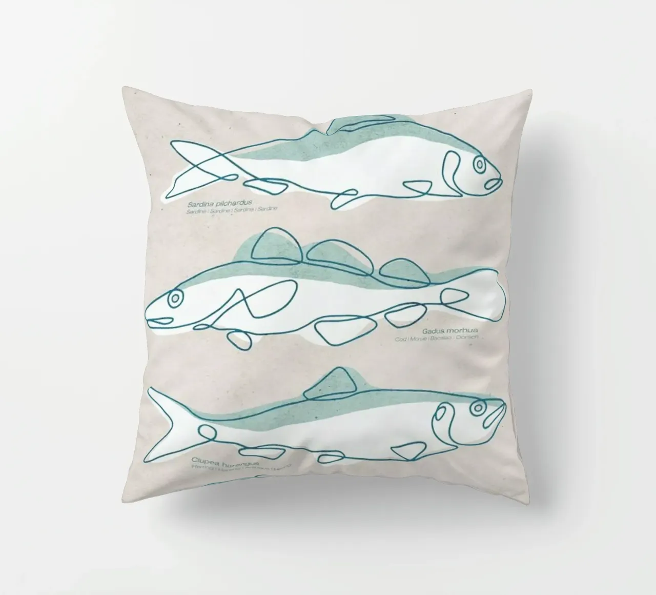 Pisces cuscino da Kuba Gornowicz