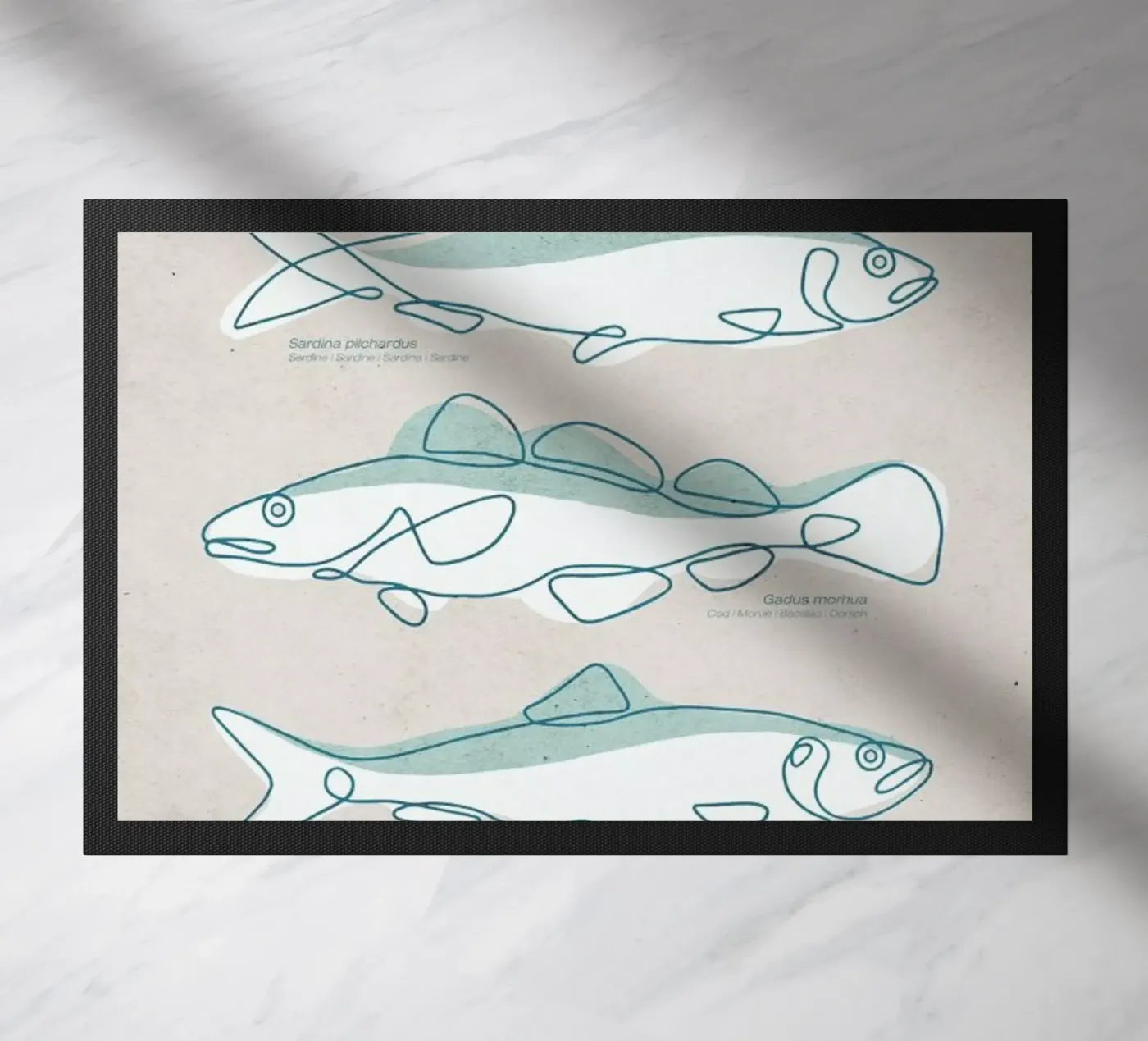 Pisces paillasson de Kuba Gornowicz