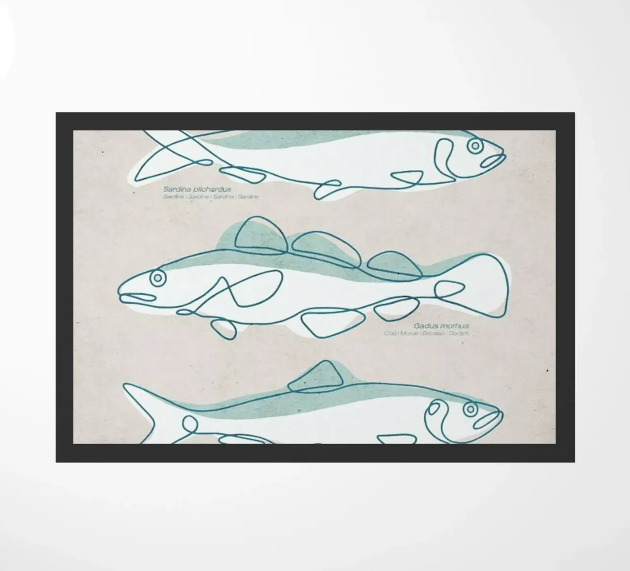 Pisces deurmat van Kuba Gornowicz