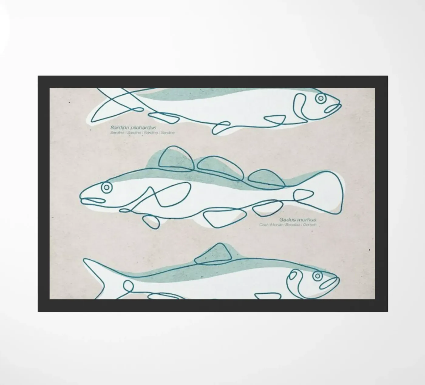 Pisces paillasson de Kuba Gornowicz