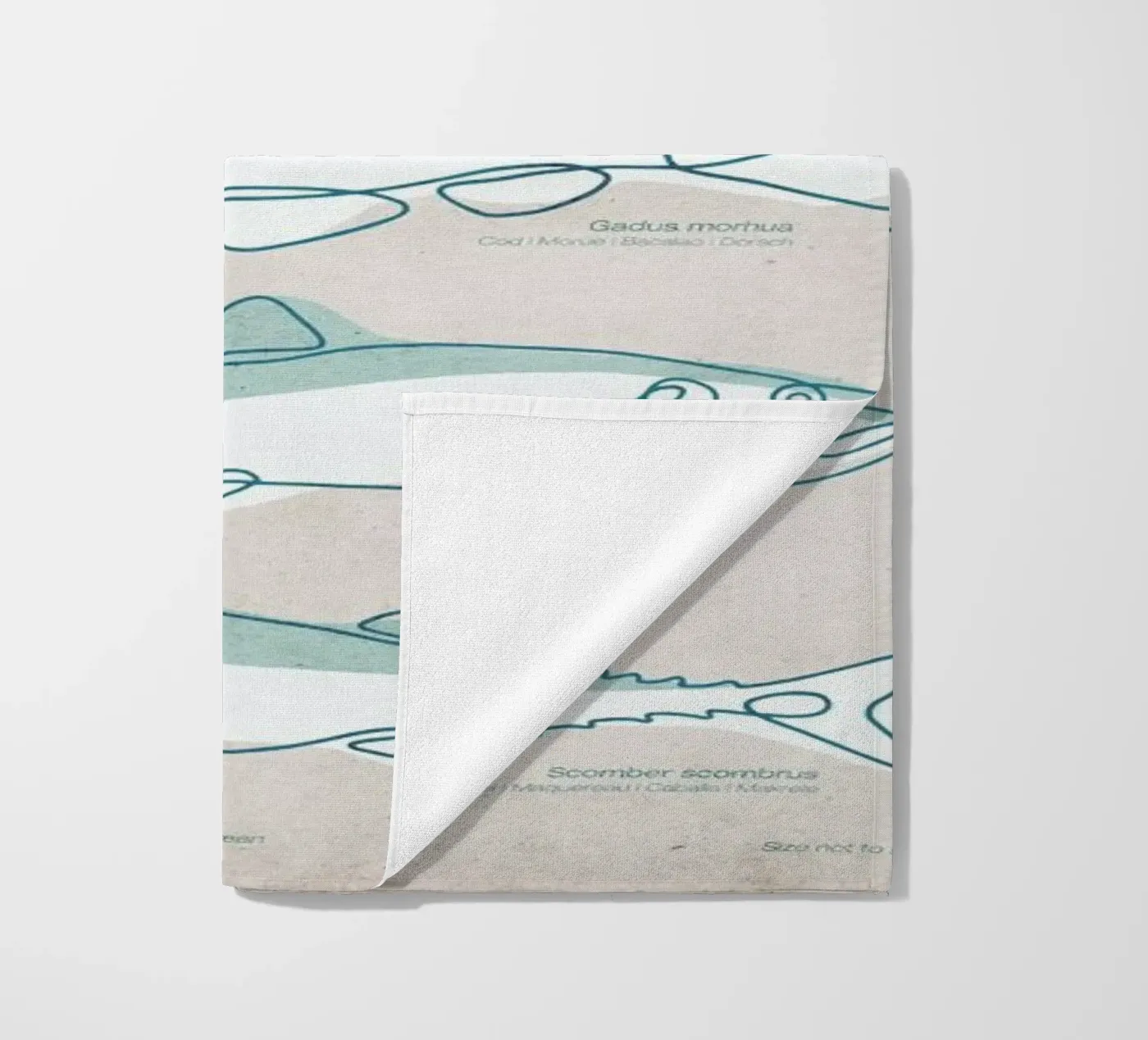 Pisces strandhanddoek van Kuba Gornowicz