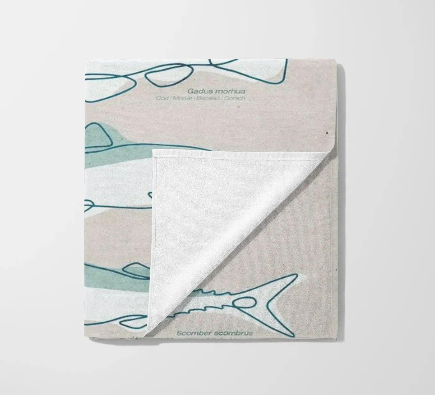 Pisces strandhanddoek van Kuba Gornowicz