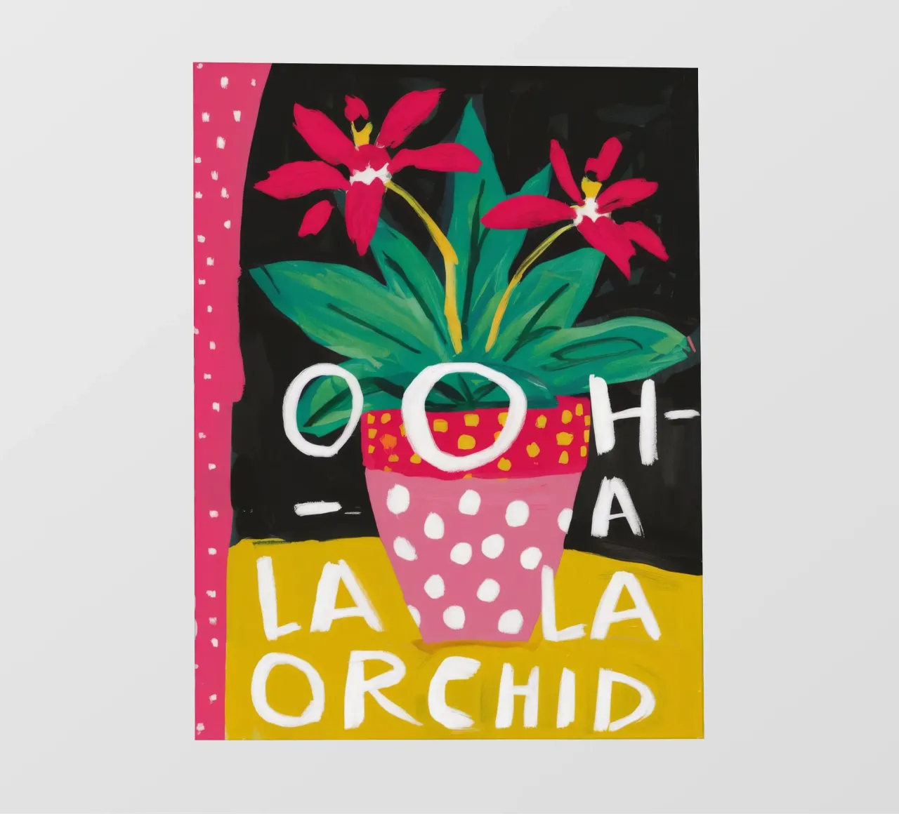 Frase Orchidea Pop pellicola backlit da Pan Denim