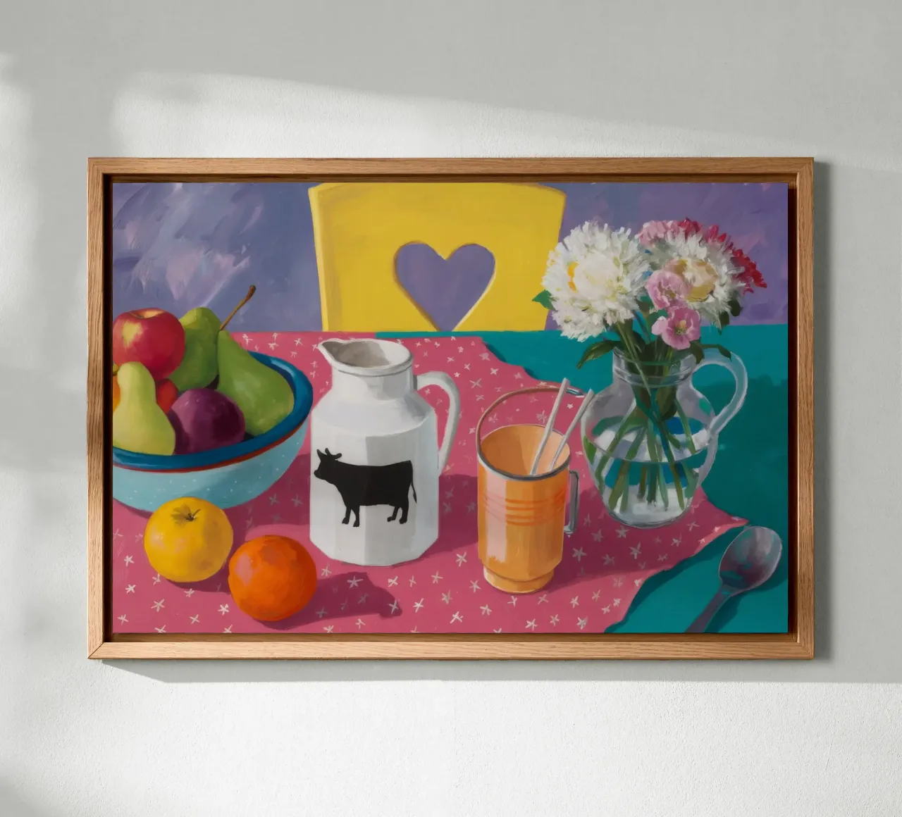 Heart of the Home canvas with Floater frame by Fable Tempa