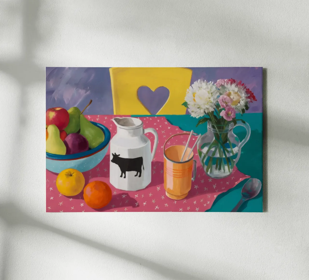 Heart of the Home canvas with Floater frame by Fable Tempa