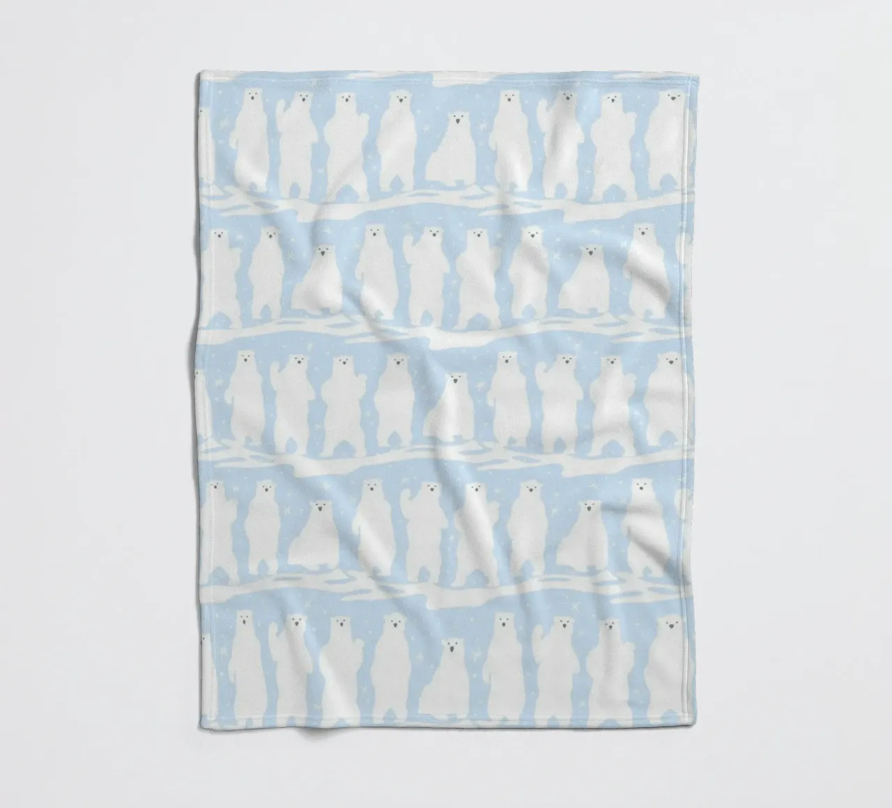 Polar Bear Pattern No 01 coperta in pile da treechild