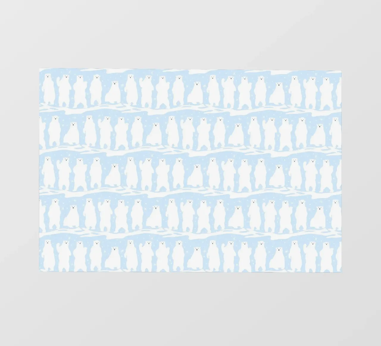 Polar Bear Pattern No 01 pellicola backlit da treechild