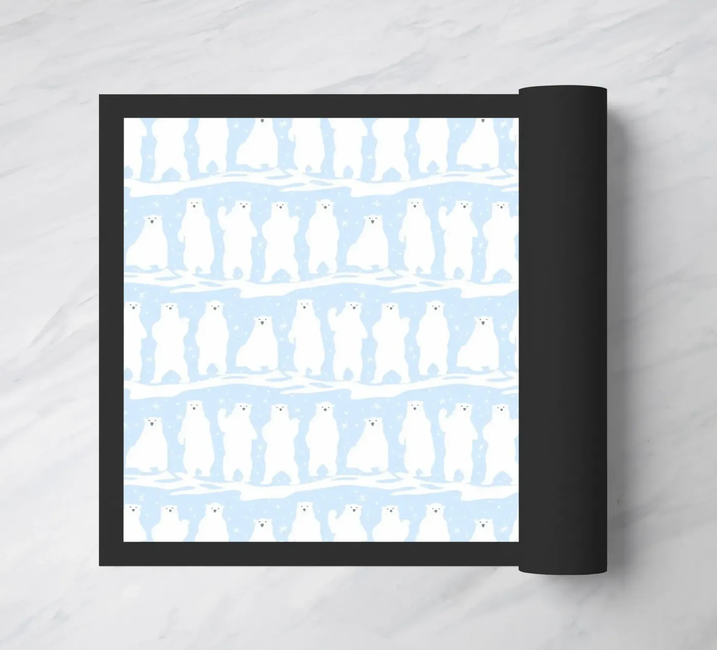 Polar Bear Pattern No 01 zerbino da treechild
