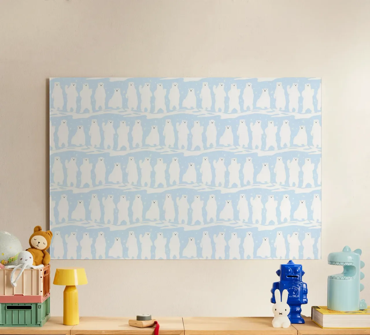 Polar Bear Pattern No 01 plexiglass da treechild