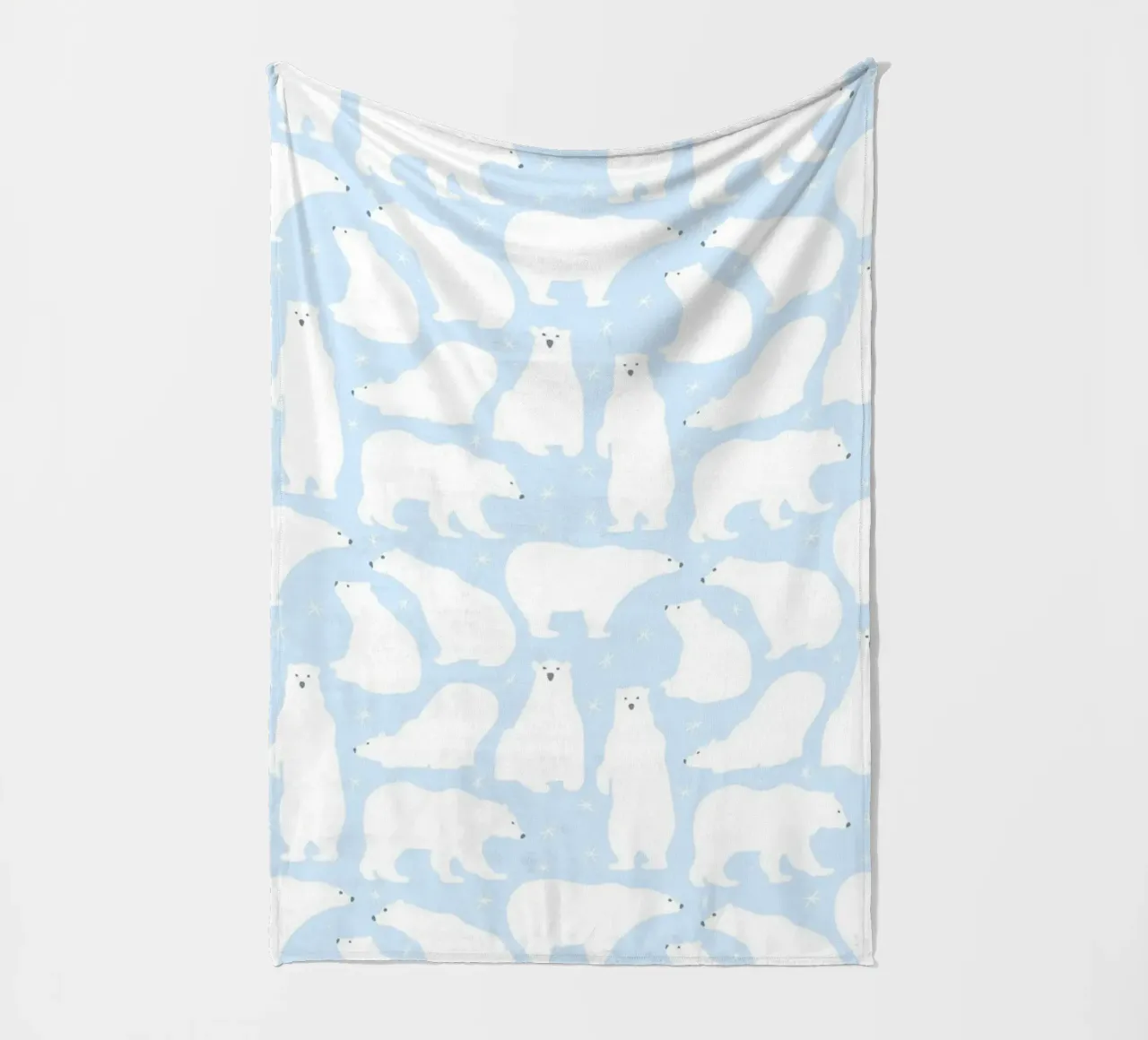 Polar Bear Pattern No 02 coperta in pile da treechild