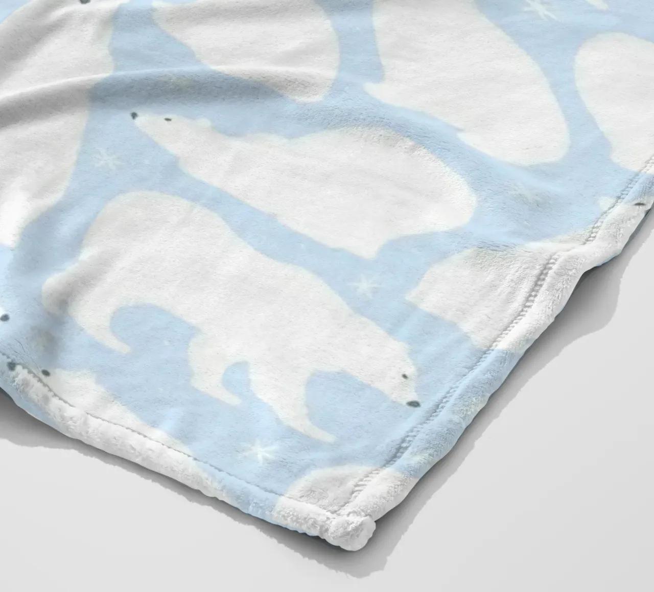 Polar Bear Pattern No 02 coperta in pile da treechild