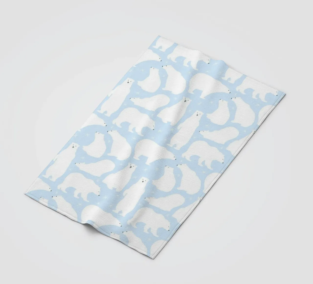 Polar Bear Pattern No 02 coperta in pile da treechild