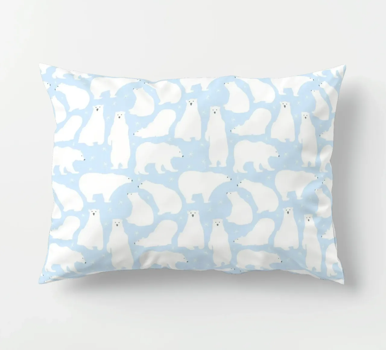 Polar Bear Pattern No 02 cuscino da treechild